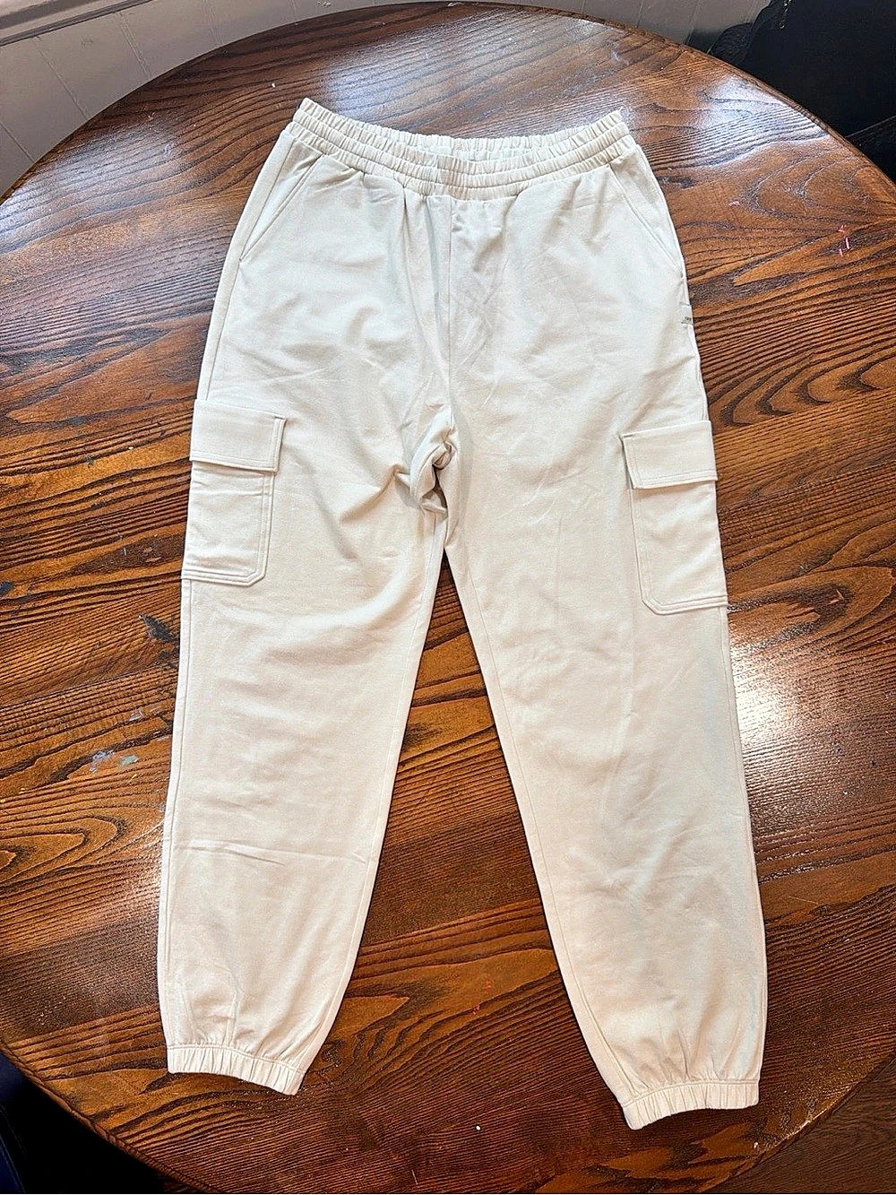 Vuori Boyfriend Cargo Jogger DreamKnit Cream Size S VW4062